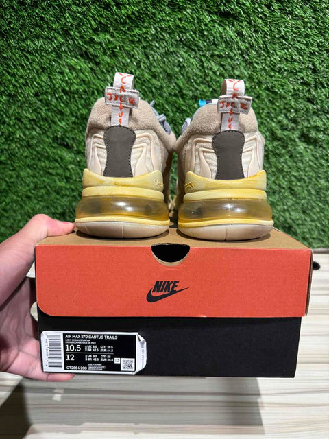 Nike Air Max 270 React ENG Travis Scott Cactus Trails Sz 10.5M