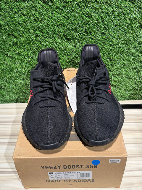 adidas Yeezy Boost 350 V2 Black Red Sz 12M