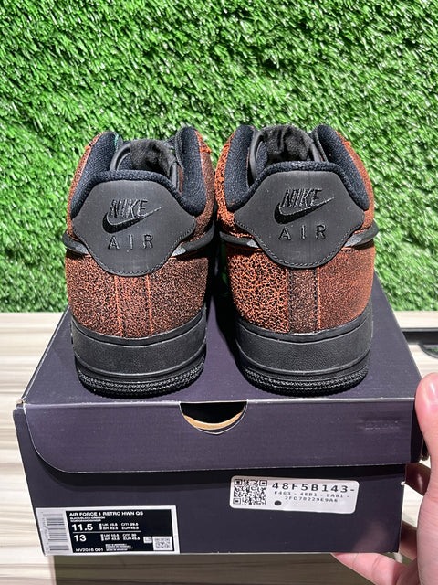 Nike Air Force 1 Low Retro QS Halloween Skull Sz 11.5M