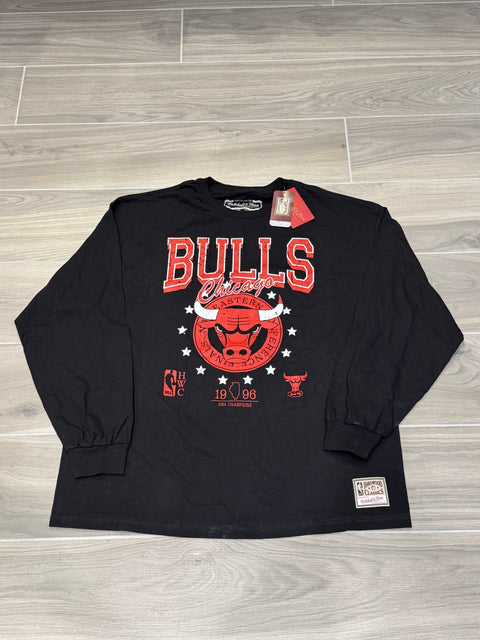 Mitchell & Ness 1996 Chicago Bulls Black Shirt NWT