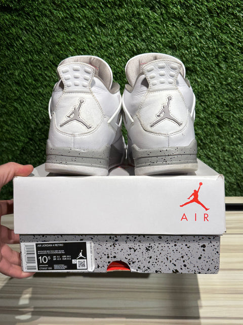 Jordan 4 Retro White Oreo (2021) Sz 10.5M..
