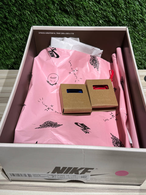 Jordan 1 Retro Low OG SP Travis Scott Canary (Women's) Sz 6M/7.5W