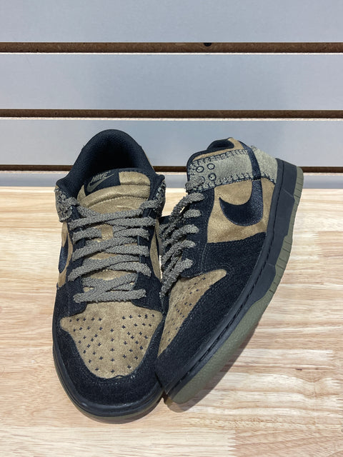 Nike Dunk Low Retro Camo Olive Sz 10