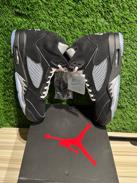 Jordan 5 Retro OG Black Metallic Reimagined Sz 12M