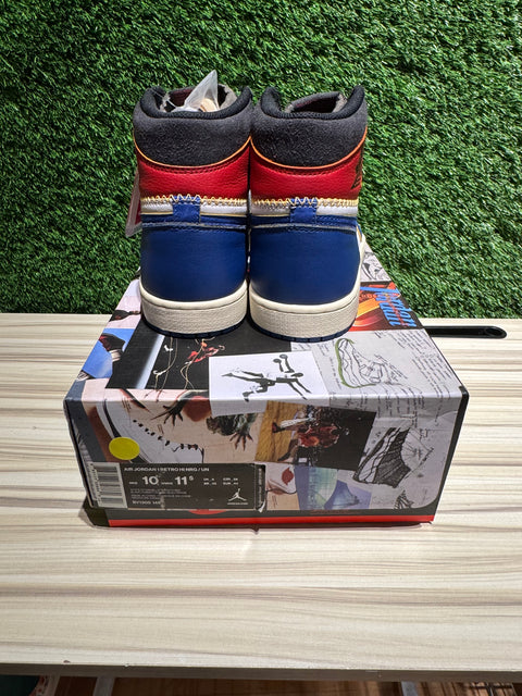 Jordan 1 Retro High Union Los Angeles Storm Blue Sz 10M,.,