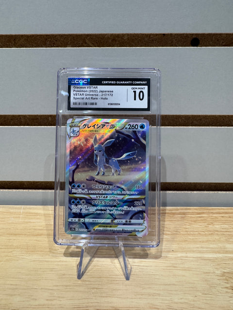 Glaceon VSTAR Pokémon (2022) Japanese VSTAR Universe - 217/172 Special Art Rare - Holo CGC GEM MINT 10