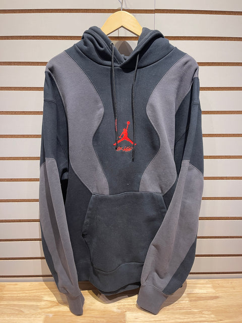 OFF-WHITE x Jordan Hoodie Black Sz L