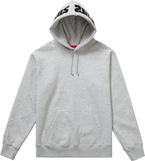 Supreme Mirrored Logo Hooded Sweatshirt (FW19) Heather Grey