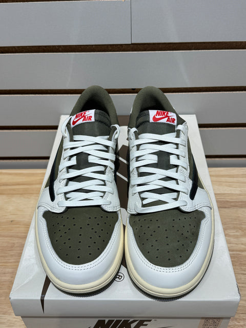 Jordan 1 Retro Low OG SP Travis Scott Medium Olive Sz 9.5
