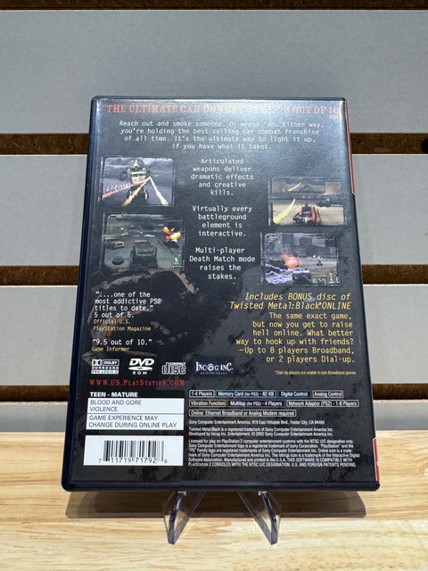 Twisted Metal Black PlayStation 2 PS2 Complete CIB