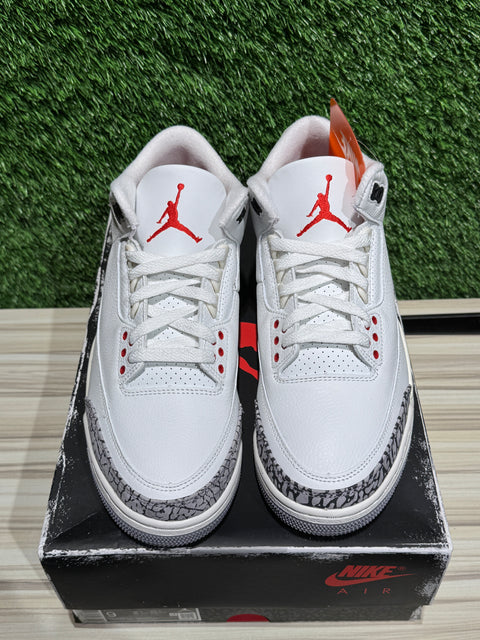 Jordan 3 Retro White Cement Reimagined Sz 9