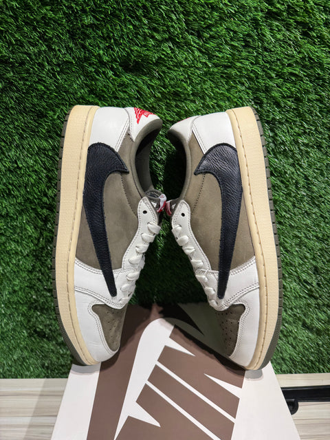 Jordan 1 Retro Low OG SP Travis Scott Medium Olive Sz 10.5