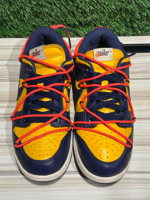 Nike Dunk Low Off-White University Gold Sz 5.5M/7W