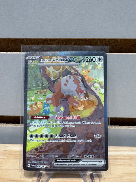 Pokémon Bloodmoon Ursaluna ex - 216/167 - SV06: Twilight Masquerade (TWM)