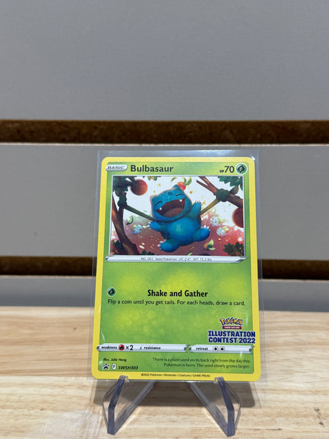 Bulbasaur (Illustration Contest 2022) - Pokemon SWSH: Sword & Shield Promo Cards (SWSD)