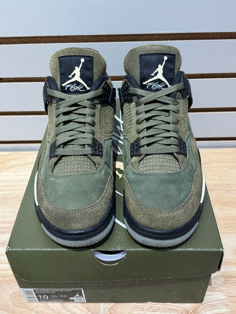 Jordan 4 Retro SE Craft Medium Olive Sz 10