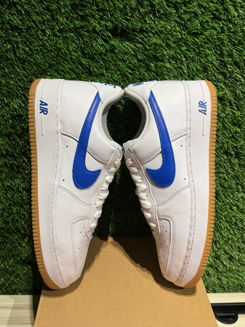 Nike Air Force 1 '07 Low Color of the Month Varsity Royal Gum Sz 9M