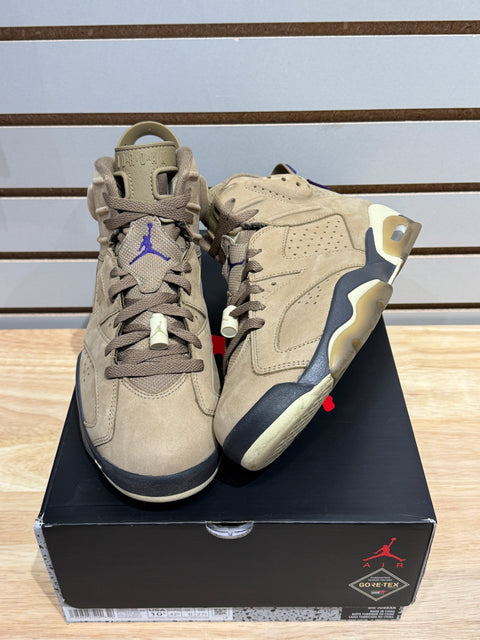 Jordan 6 Retro Gore-Tex Brown Kelp (Women's) Sz 9M