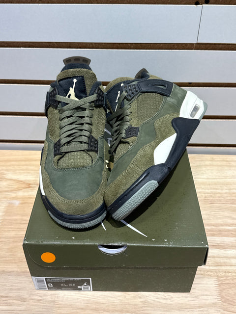 Jordan 4 Retro SE Craft Medium Olive Sz 8