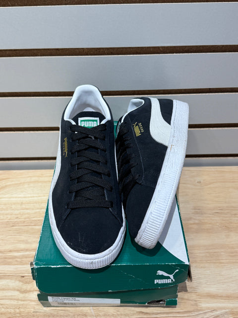 Puma Suede Classic XXI Black White Sz 9M