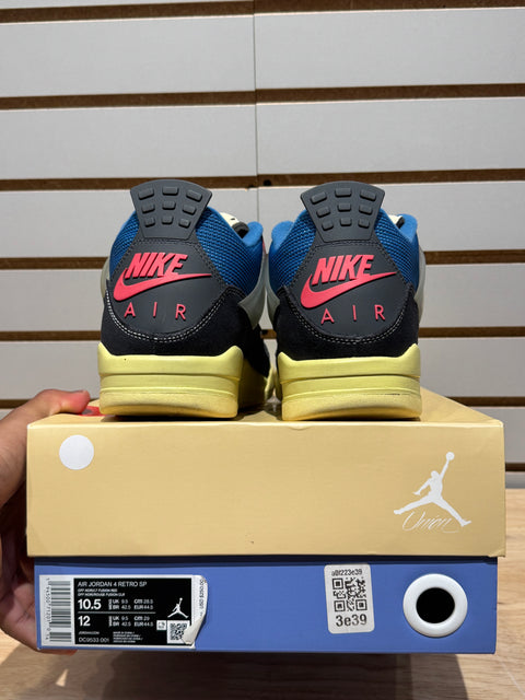 Jordan 4 Retro Union Off Noir Sz 10.5