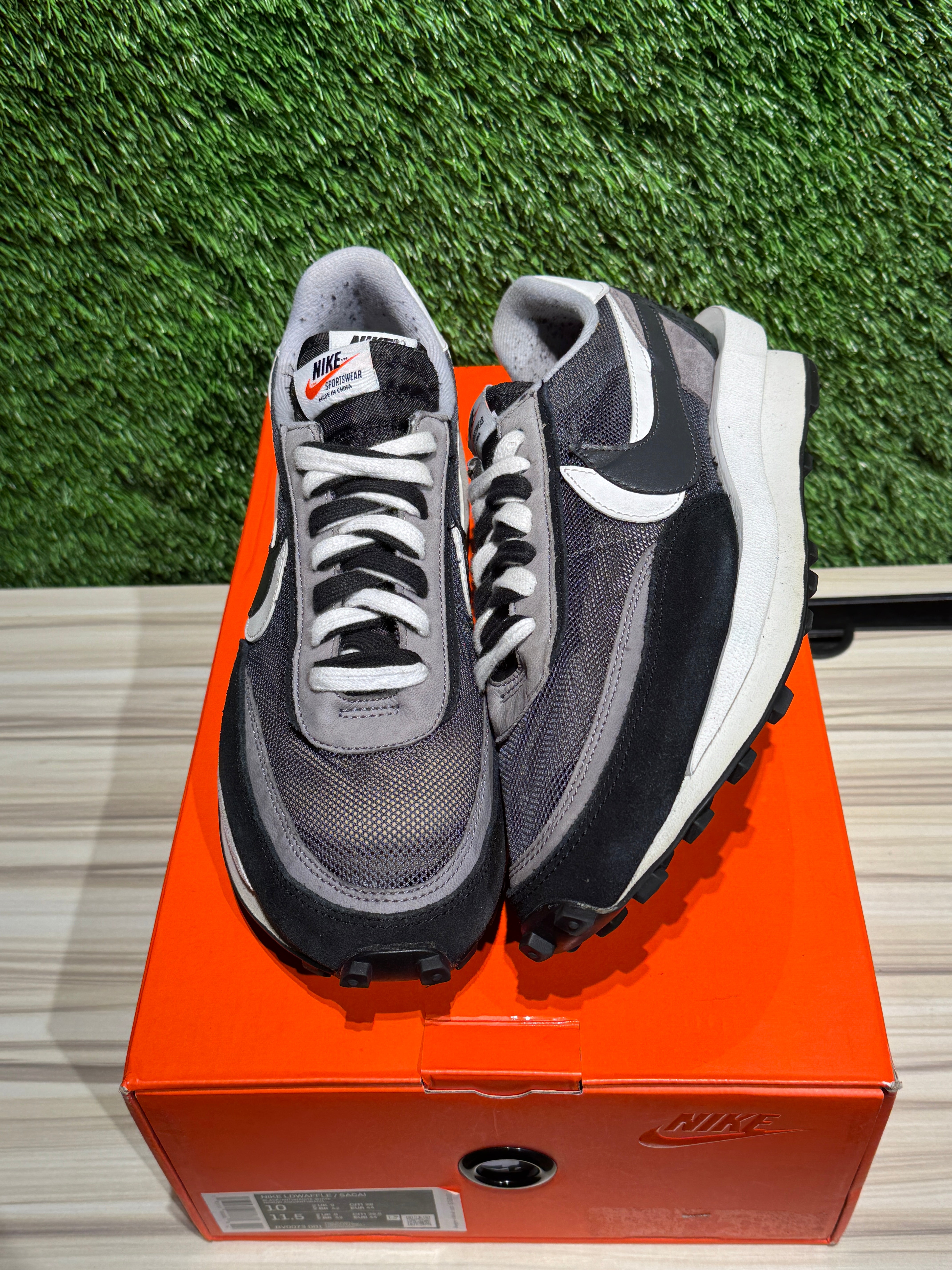 Nike LD Waffle sacai Black Sz 10 – Sneak City