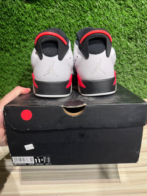 Jordan 6 Retro Low Infrared White Sz 11.5