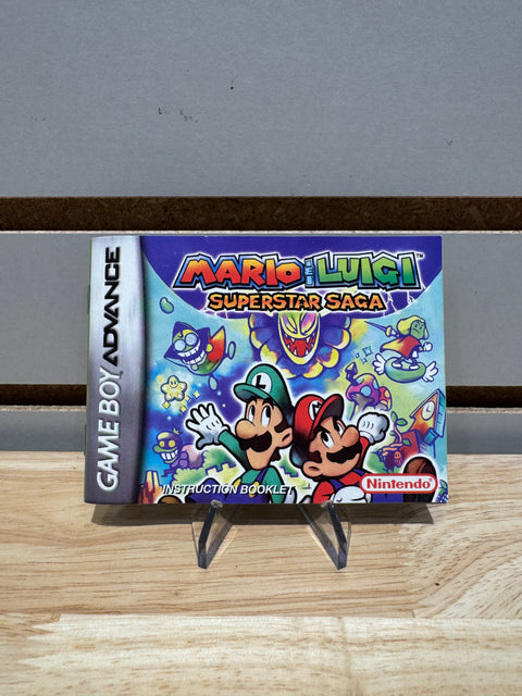 Vintage 2003 Mario & Luigi Superstar Saga Game Boy Advance Complete In Box CIB