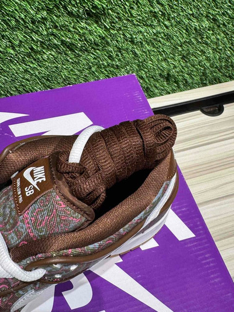 Nike SB Dunk Low Pro Paisley Brown Sz 8.5M.