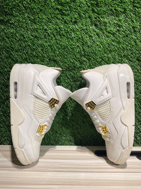 Jordan 4 Retro Metallic Gold (Women's) Sz 10W/8.5M
