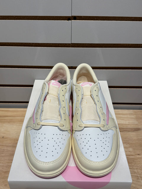 Jordan 1 Retro Low OG SP Travis Scott Shy Pink Sz 10