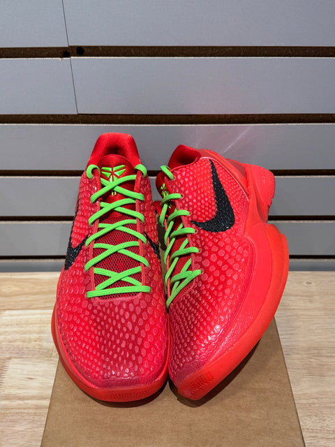 Nike Kobe 6 Protro Reverse Grinch Sz 10.5