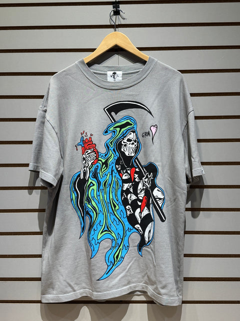 Warren Lotas Matty boy Reaper Tee Grey Sz L