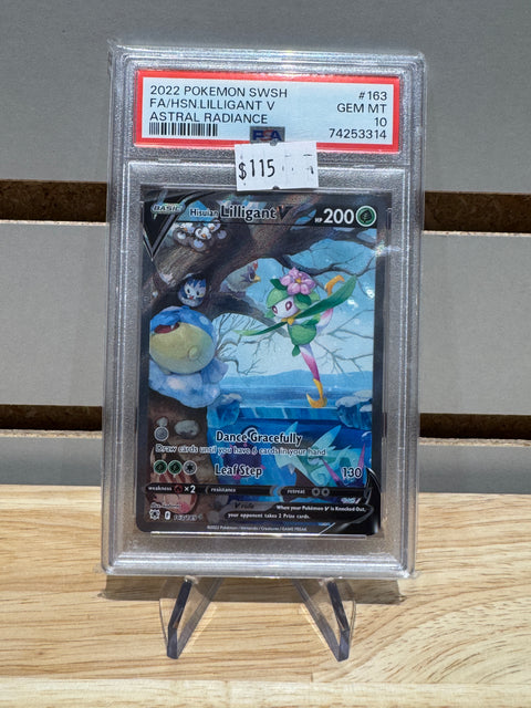 Pokémon Hisuian Lilligant V (Alternate Full Art) - SWSH10: Astral Radiance (SWSH10) #163 PSA 10