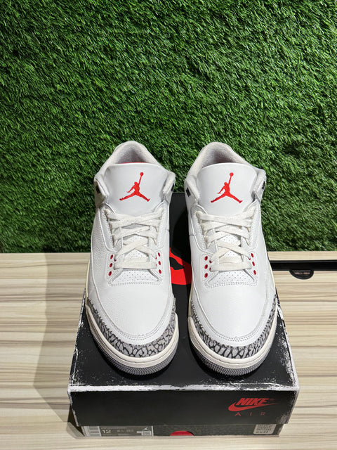 Jordan 3 Retro White Cement Reimagined Sz 12M
