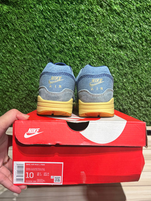 Nike Air Max 1 PRM Dirty Denim Sz 10M