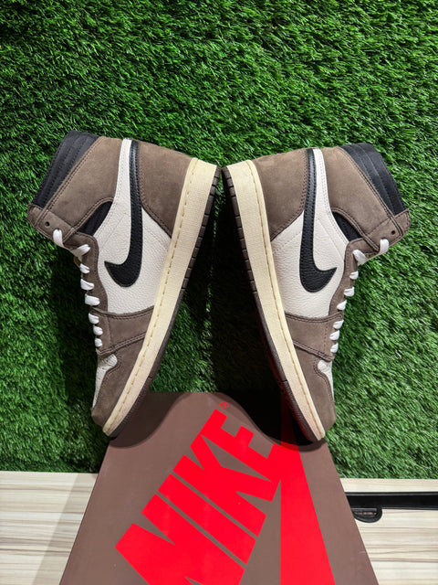 Jordan 1 Retro High OG SP Travis Scott Mocha Sz 9.5M