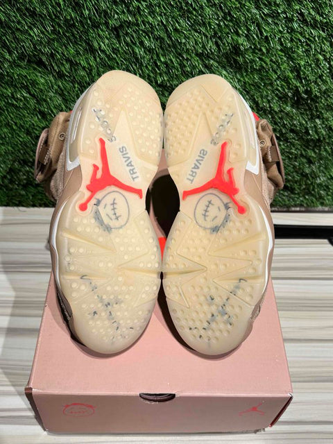Jordan 6 Retro Travis Scott British Khaki Sz 3.5M