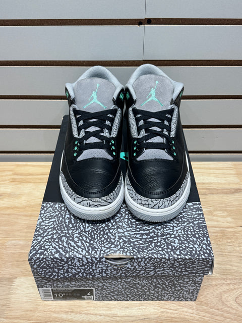 Jordan 3 Retro Green Glow Sz 10.5