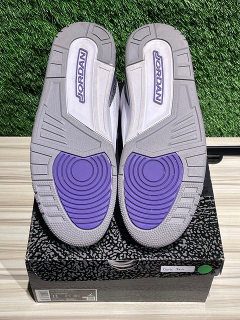 Jordan 3 Retro Dark Iris Sz 11M