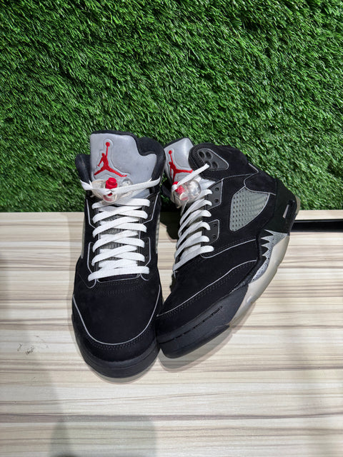 Jordan 5 Retro OG Black Metallic Reimagined Sz 9