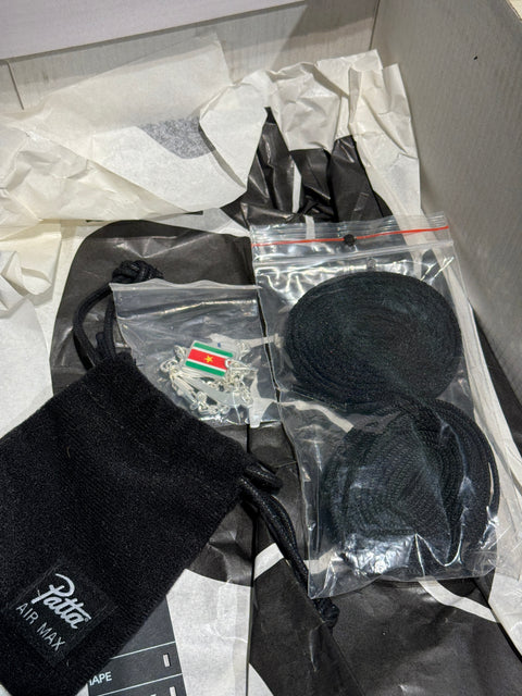 Nike Air Max 1 Patta Waves Black (with Bracelet) Sz 12