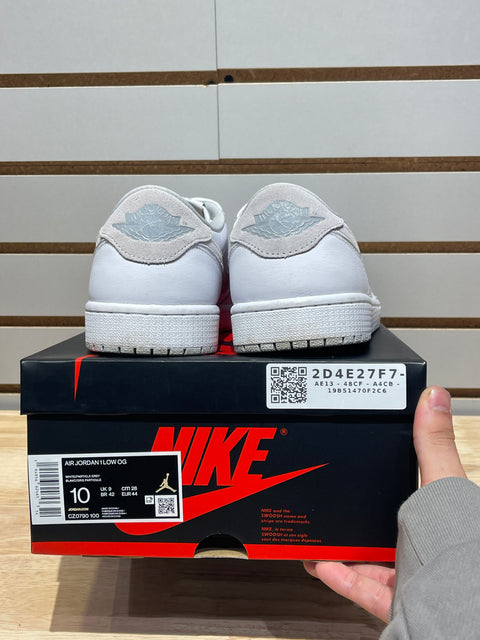 Jordan 1 Low OG Neutral Grey (2021/2024) Sz 10