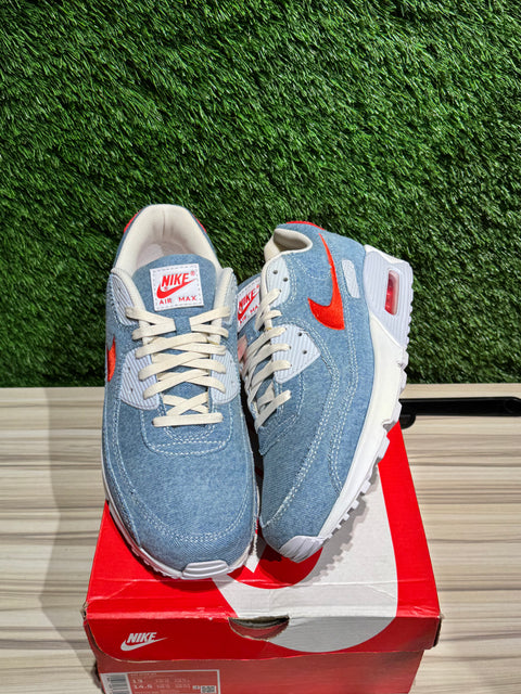 Nike Air Max 90 Denim Light Wash Sz 13M