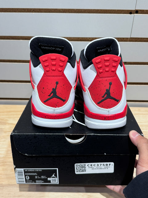 Jordan 4 Retro Red Cement Sz 9