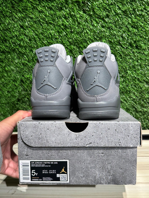 Jordan 4 Retro SE Paris Olympics Wet Cement (GS) Sz 5Y