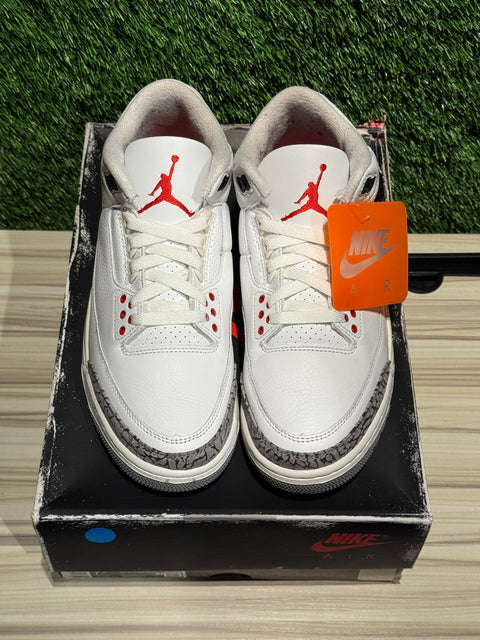 Jordan 3 Retro White Cement Reimagined Sz 7.5M.