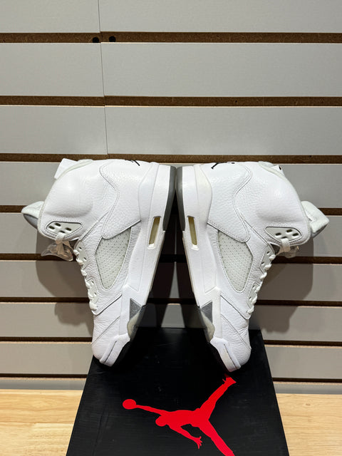 Jordan 5 Retro Metallic White (2015) Sz 9.5