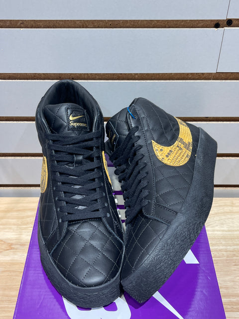 Nike SB Blazer Mid QS Supreme Black Sz 9.5