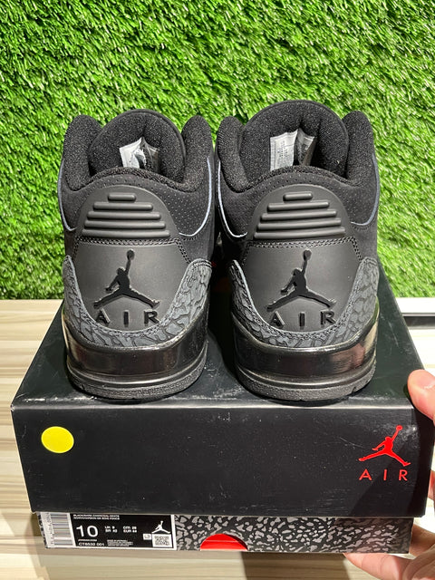 Jordan 3 Retro Black Cat (2025) Sz 10